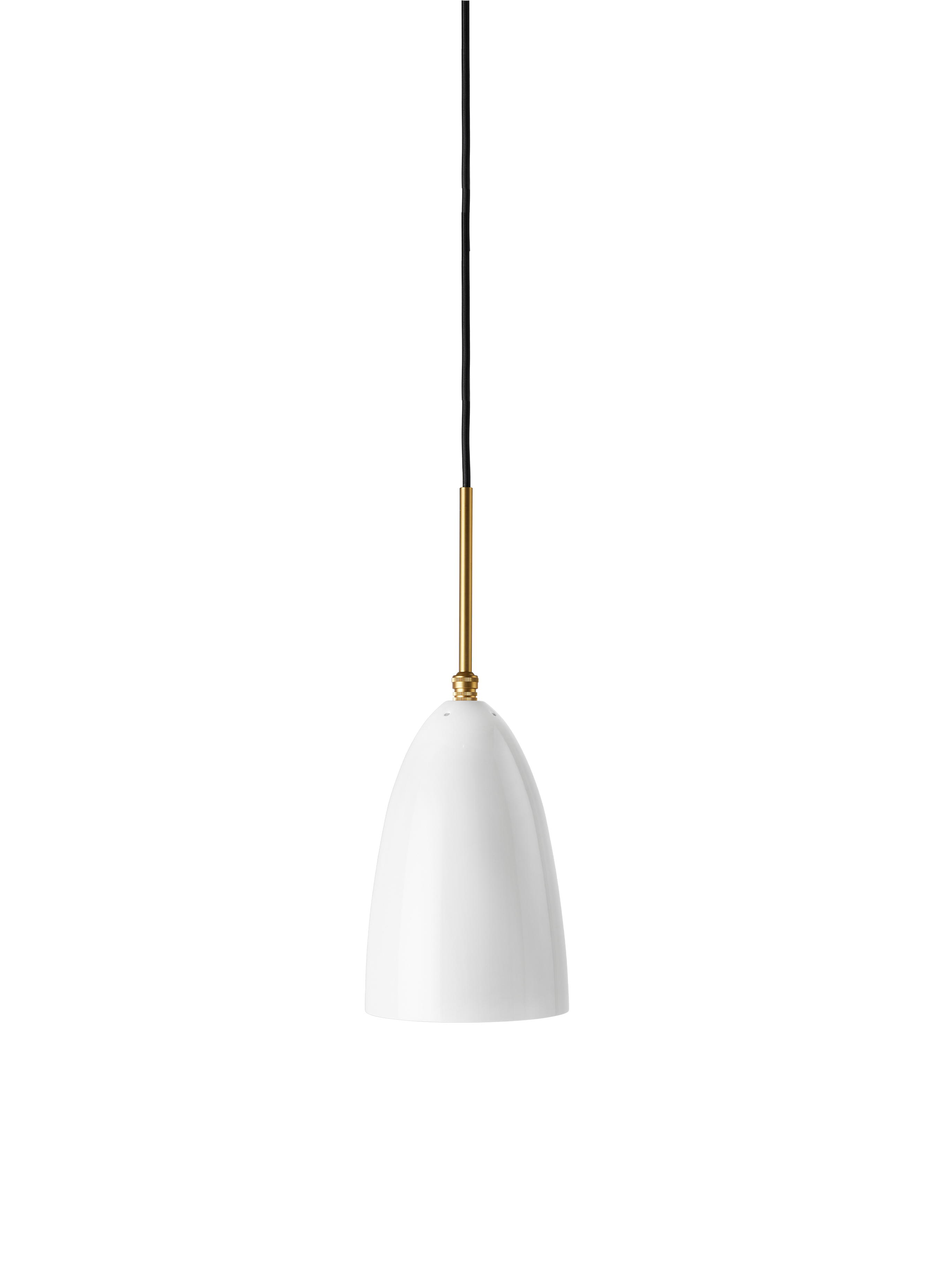 GUBI Grashoppa ペンダントライト ホワイト ゴールド金具 10112356_FRT_Grashoppa_Pendant